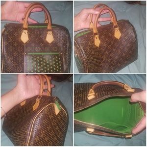 Louis Vuitton perforated speedy